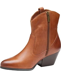 Johnston & Murphy Women's Tristen Waterproof Leather Western Booties