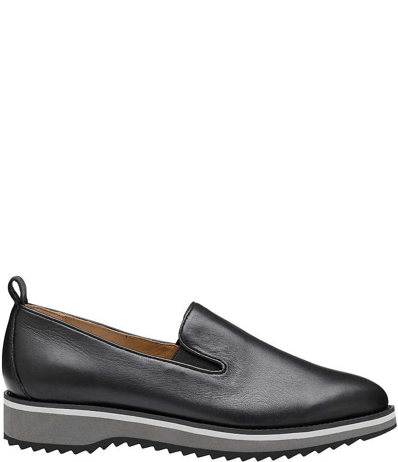 Johnston & Murphy Women's Ulyssa Leather Double Gore Loafers