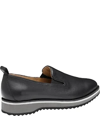 Johnston & Murphy Women's Ulyssa Leather Double Gore Loafers