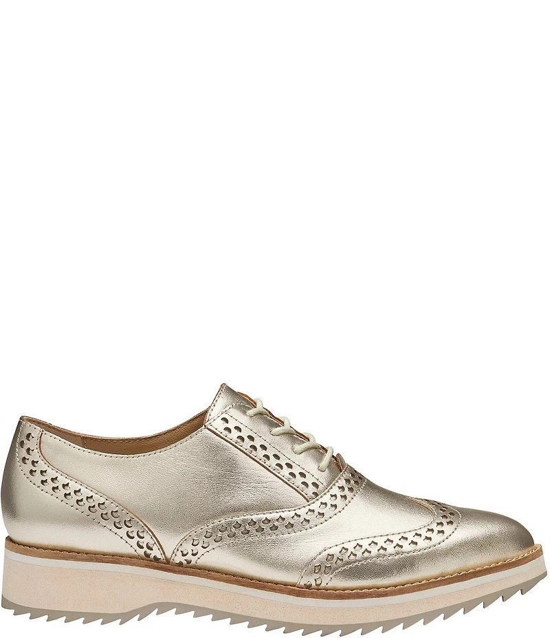 Johnston & Murphy Women's Ulyssa Leather Wingtip Oxfords