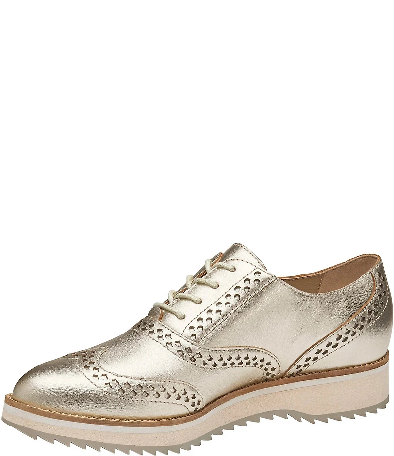 Johnston & Murphy Women's Ulyssa Leather Wingtip Oxfords