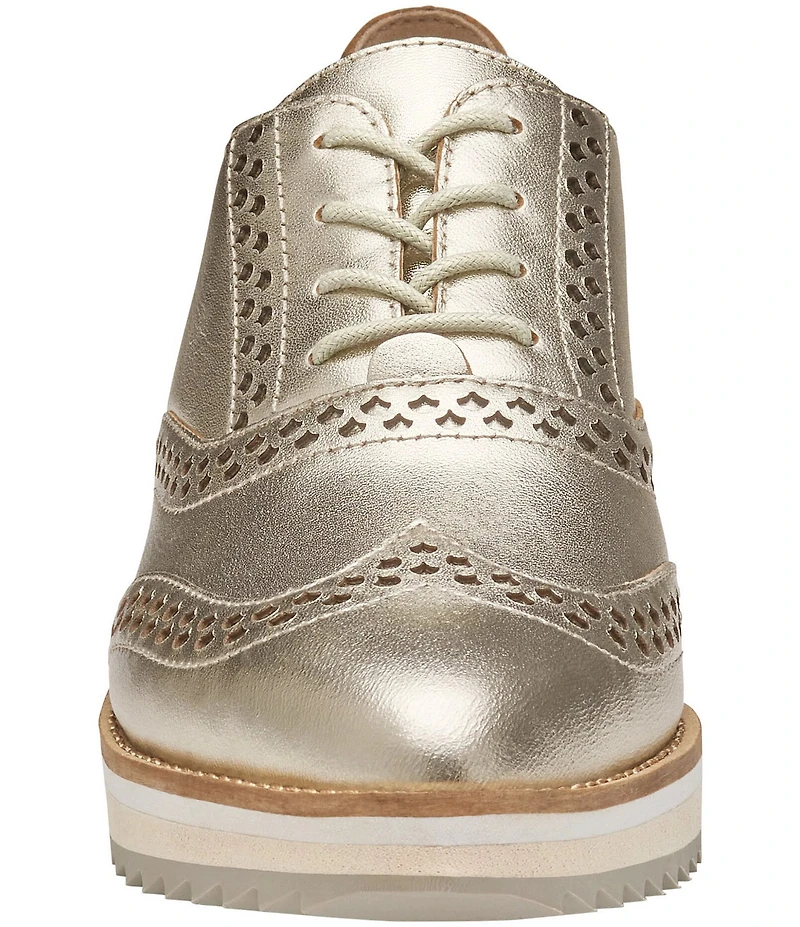 Johnston & Murphy Women's Ulyssa Leather Wingtip Oxfords