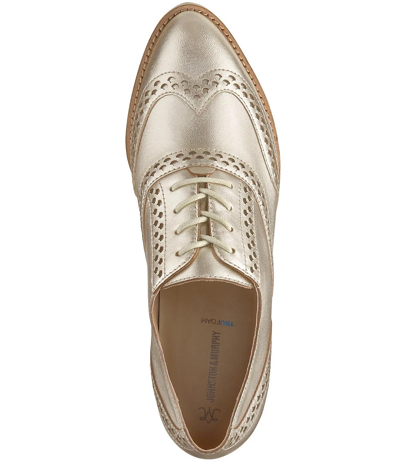 Johnston & Murphy Women's Ulyssa Leather Wingtip Oxfords