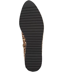Johnston & Murphy Women's Ulyssa Leopard Print Calf Hair Platform Loafers
