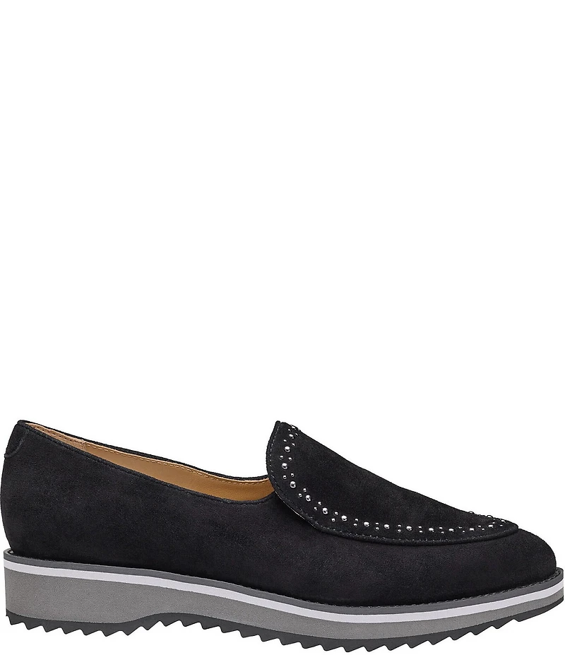 Johnston & Murphy Women's Ulyssa Suede Studded Loafers