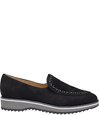 Johnston & Murphy Women's Ulyssa Suede Studded Loafers