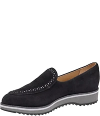 Johnston & Murphy Women's Ulyssa Suede Studded Loafers