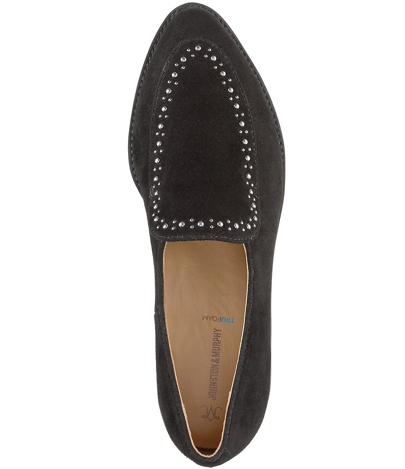 Johnston & Murphy Women's Ulyssa Suede Studded Loafers