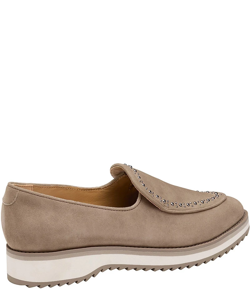 Johnston & Murphy Women's Ulyssa Suede Studded Loafers