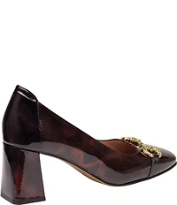 Johnston & Murphy Women's Whitney Horse Bit Patent Leather Pumps