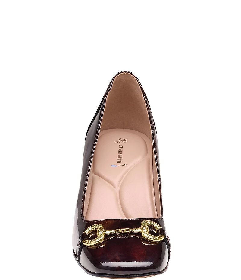 Johnston & Murphy Women's Whitney Horse Bit Patent Leather Pumps