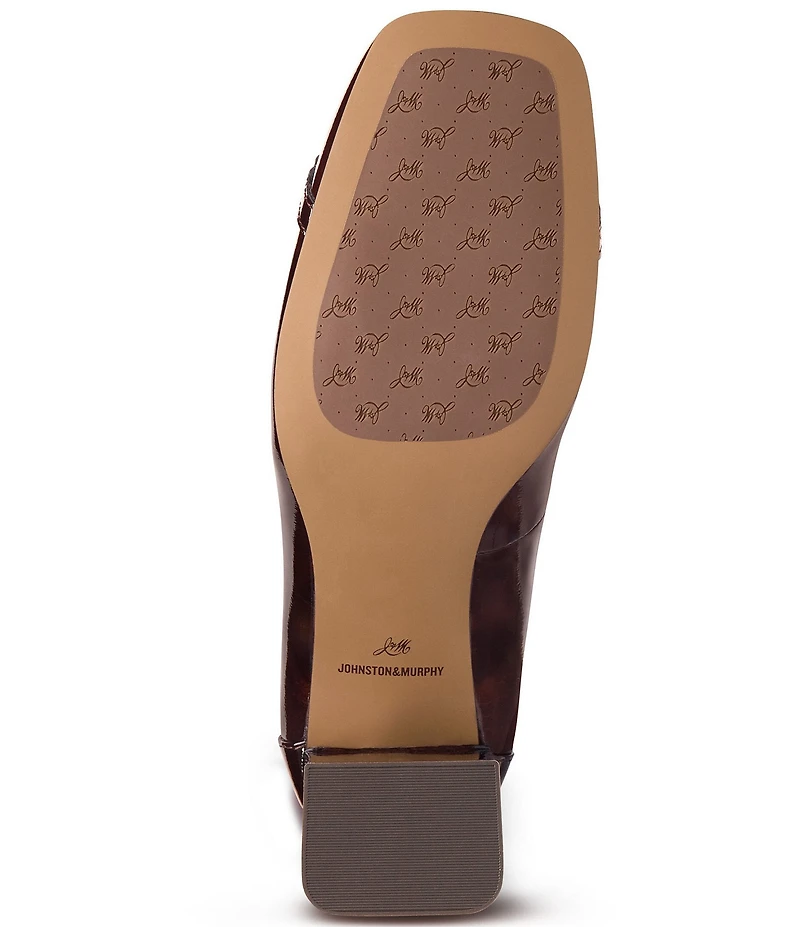 Johnston & Murphy Women's Whitney Horse Bit Patent Leather Pumps