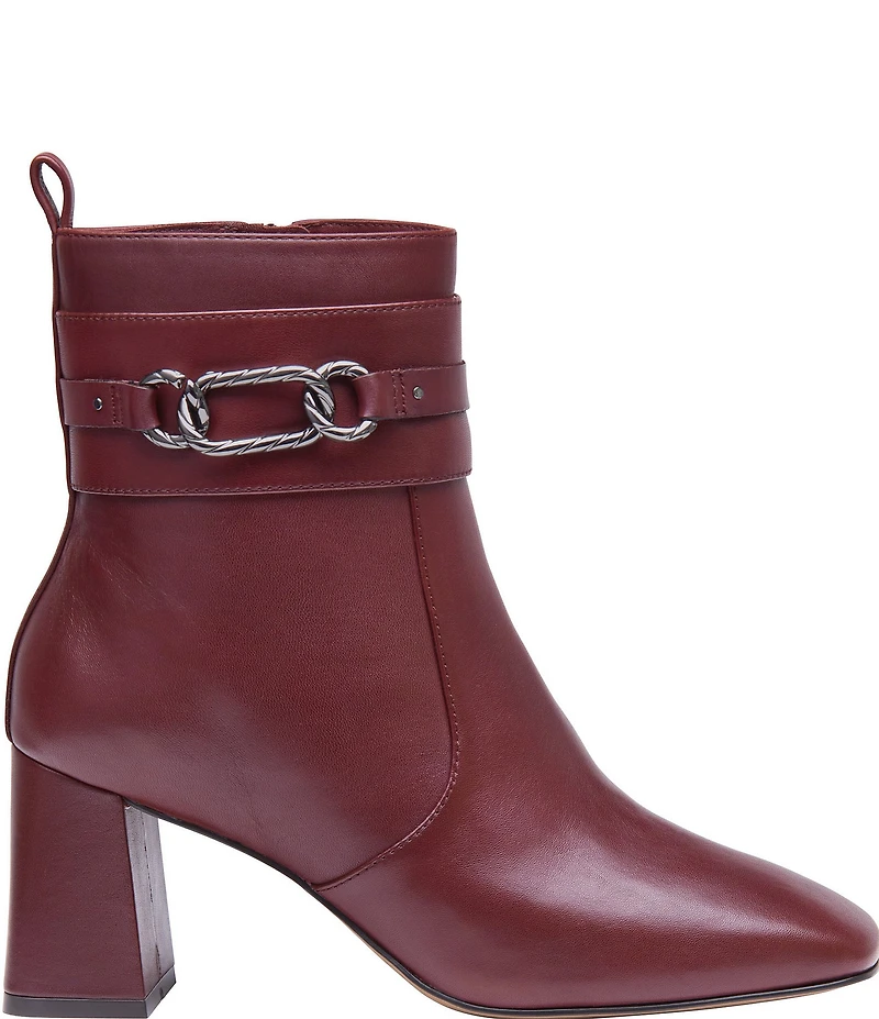 Johnston & Murphy Women's Whitney Nappa Leather Chain Bootie