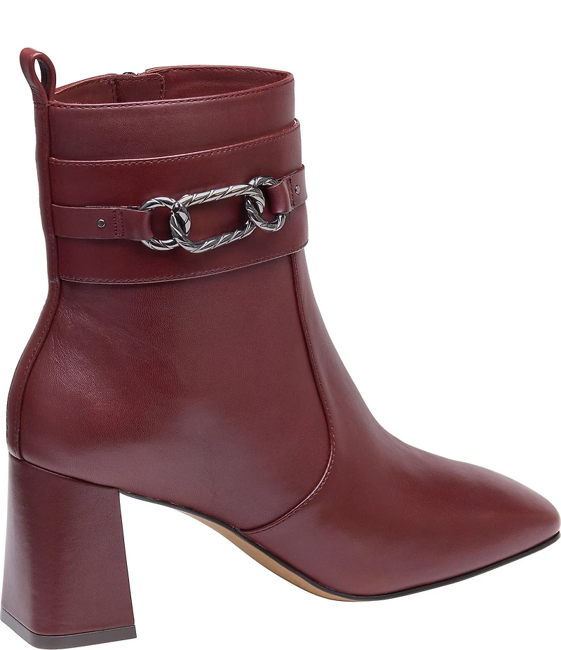 Johnston & Murphy Women's Whitney Nappa Leather Chain Bootie