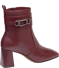 Johnston & Murphy Women's Whitney Nappa Leather Chain Bootie
