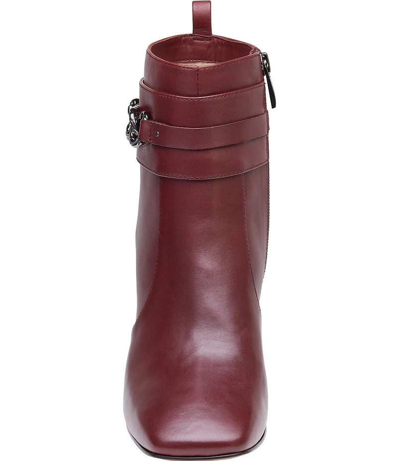 Johnston & Murphy Women's Whitney Nappa Leather Chain Bootie
