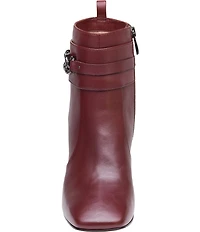 Johnston & Murphy Women's Whitney Nappa Leather Chain Bootie