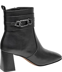 Johnston & Murphy Women's Whitney Nappa Leather Chain Bootie