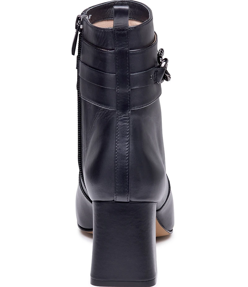 Johnston & Murphy Women's Whitney Nappa Leather Chain Bootie
