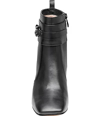 Johnston & Murphy Women's Whitney Nappa Leather Chain Bootie