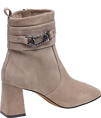 Johnston & Murphy Women's Whitney Suede Chain Booties