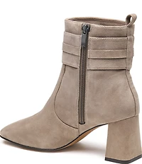 Johnston & Murphy Women's Whitney Suede Chain Booties