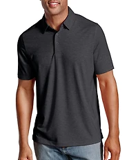 Johnston & Murphy XC+ Apex Heather Performance Short Sleeve Polo Shirt
