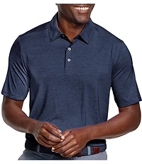 Johnston & Murphy XC+ Apex Heather Performance Short Sleeve Polo Shirt