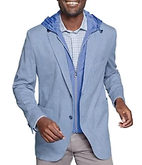 Johnston & Murphy XC Flex Knit Hooded Bib Blazer