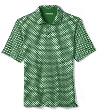 Johnston & Murphy XC Helmet And Football Print Short Sleeve Polo Shirt