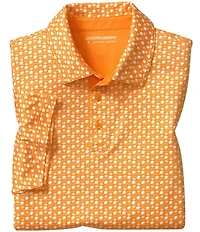 Johnston & Murphy XC Helmet And Football Print Short Sleeve Polo Shirt