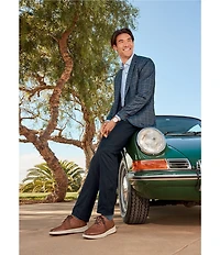 Johnston & Murphy XC+ Motion Print Long Sleeve Woven Shirt