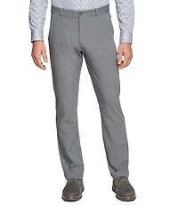 Johnston & Murphy XC4 Heathered Performance Stretch Flat Front Pants