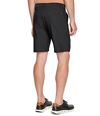 Johnston & Murphy XC4 Performance Stretch Flat Front 9#double; Inseam Shorts