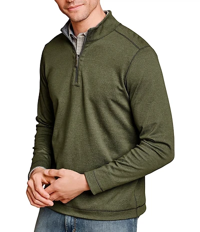 Johnston & Murphy XC4 Performance Stretch Reversible Quarter-Zip Pullover