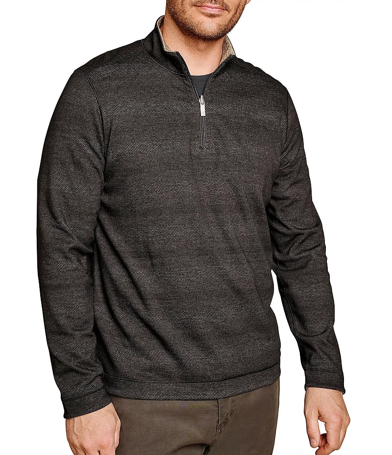 Johnston & Murphy XC4 Performance Stretch Reversible Quarter-Zip Pullover