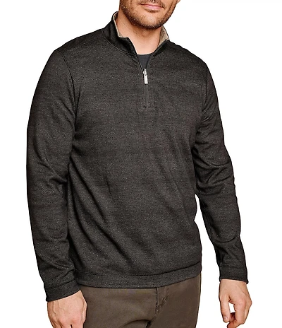 Johnston & Murphy XC4 Performance Stretch Reversible Quarter Zip Pullover