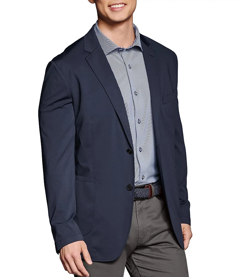 Johnston & Murphy XCFlex Solid Stretch Knit Blazer