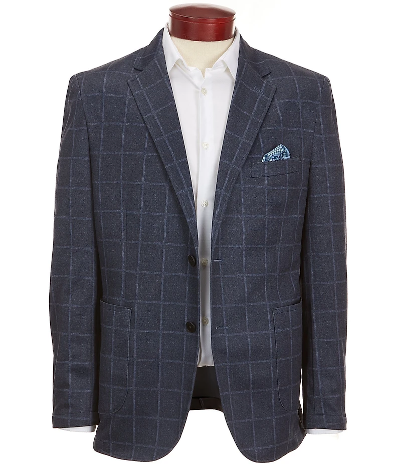Johnston & Murphy XCFlex Unlined Plaid Blazer