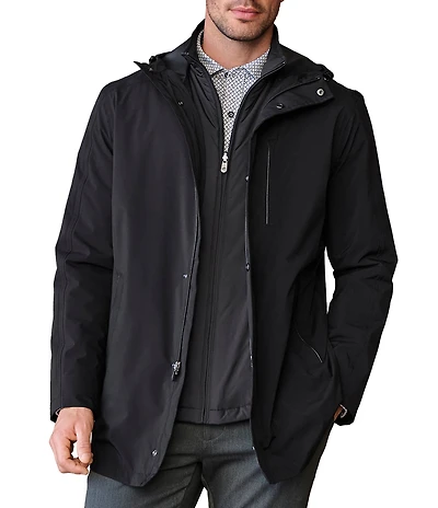 Johnston & Murphy XC+Hydro 3-In-1 Waterproof Coat
