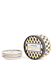 Jonathan Adler Marseilles Faces Coaster Set