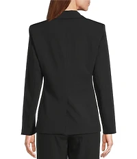 Jones New York Bi-Stretch 1-Button Blazer