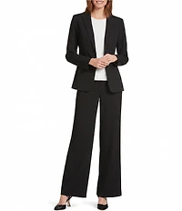 Jones New York Bi-Stretch 1-Button Blazer