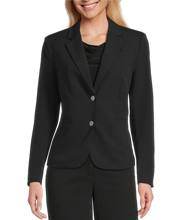 Jones New York Bi-Stretch 2-Button Blazer