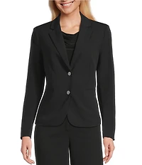Jones New York Bi-Stretch 2-Button Blazer