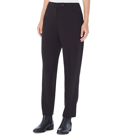 Jones New York Bi-Stretch Tapered Straight Leg Woven Pants