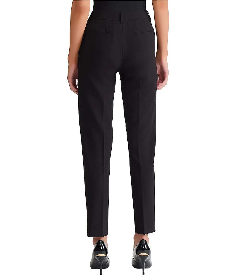 Jones New York Bi-Stretch Tapered Straight Leg Woven Pants