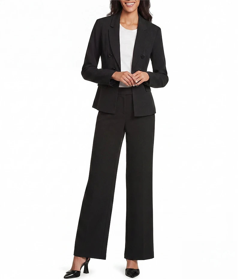 Jones New York Faux Double Breasted Blazer