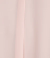 Jones New York Jasper Crepe V-Neck Extended Roll Cuff Short Sleeve Blouse