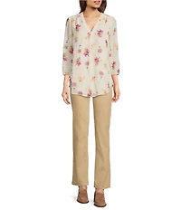 Jones New York Lexington City Denim Straight Jeans